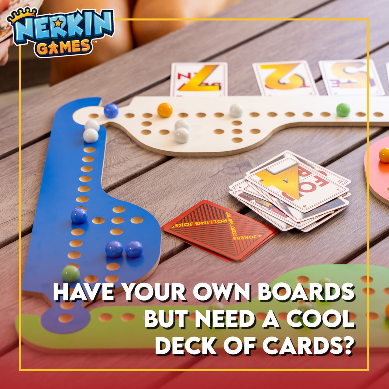 Rolling Jokers 3-Set Deck of Cards