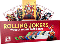 Thumbnail for Rolling Jokers Board Game - Fun, Strategic Marbles & Cards Game for 2-8 Players