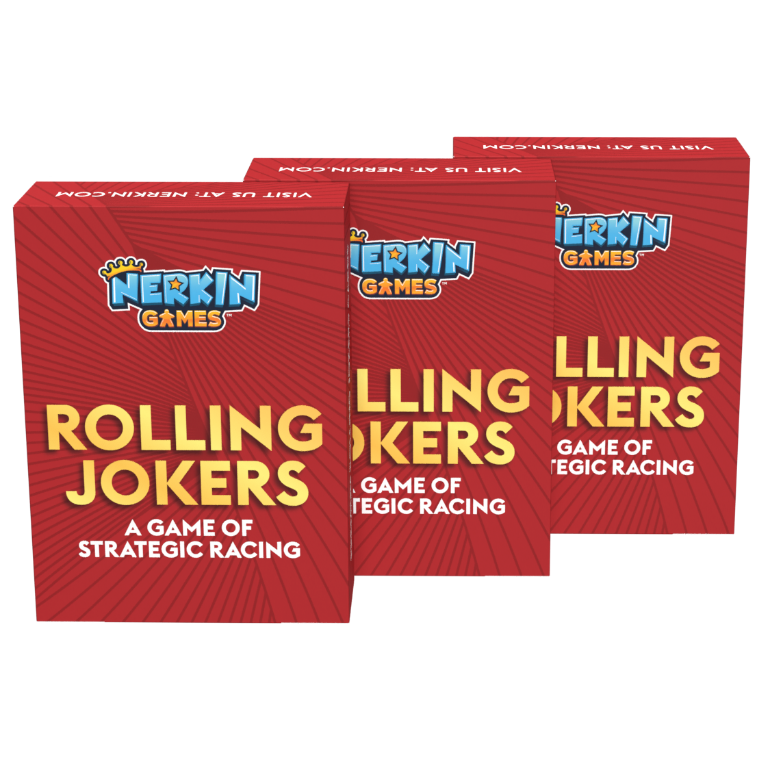 Rolling Jokers 3-Set Deck of Cards