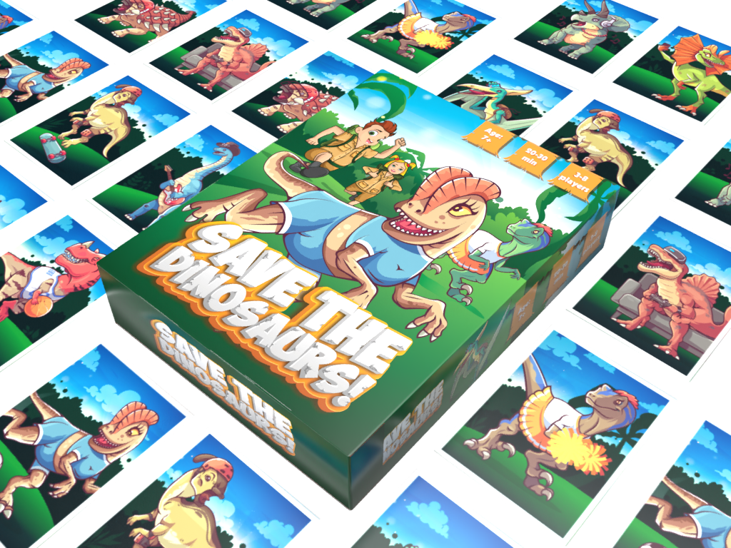 Save the Dinosaurs Card Game | Fun for Kids